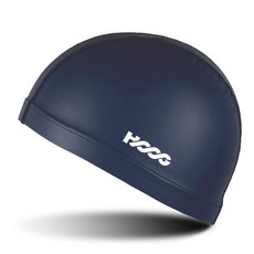 HOOG 聚氨酯塗層兒童泳帽 SUC241, 海軍藍, 1個