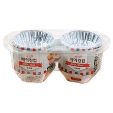 롯데알미늄 은박 베이킹컵 40mm, 1개