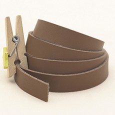 HAPPY BEARS 人造皮革錶帶 10 毫米 x 360cm, 棕色的, 1個