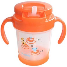 DoubleHeart 貝親 Magmag雙柄吸管杯 200ml, 1組, 混色