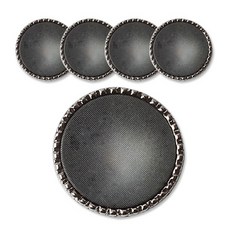 ButtonKing 莎莎鈕扣 23mm, 灰色, 5個