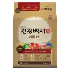 건강백서 강아지 기능성 사료, 시니어, 3.9kg, 1개 시니어, 3.9kg, 1개