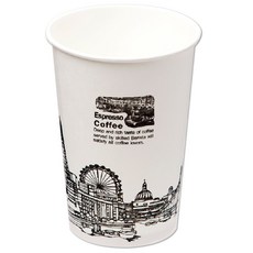 더빈썸 런던 종이컵 380ml, 1000개입, 1개