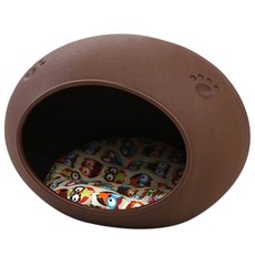 AHATOY 寵物窩+靠墊組合, Unique Chocolate, 1組