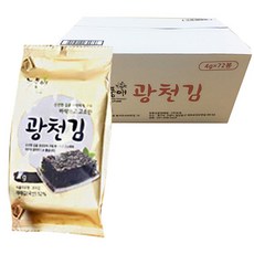 늘품애 광천 도시락김, 4g, 72개