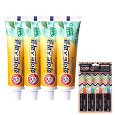 ARM & HAMMER 鐵鎚牌 白色閃光牙膏 121g x 4p + 雙 S-9 牙刷 4p, 1套