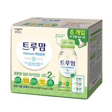 일동후디스 트루맘 프리미엄 액상분유 2단계, 240ml, 6개