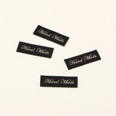 simplesewing 金絲手工標籤, 黑色, 16個