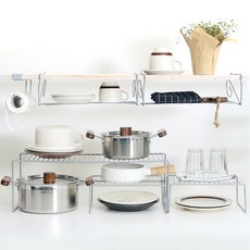 리빙해피 모던 키친 스토리지 B 다용도선반, 1세트