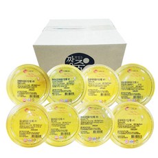 Jjangjuk 常溫副食品粥 第1階段 A款 8入, 米飯口味+馬鈴薯口味+高麗菜口味+南瓜口味+花椰菜口味+香蕉口味+韓牛口味+雞肉白花椰菜口味, 1組