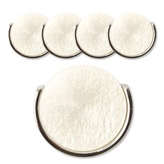 패션포인트 아니베 단추 21 mm, 화이트, 5개