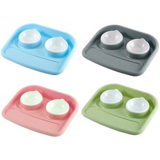 블럭마트 반려동물 식기 + 받침대, 랜덤 발송, 1개