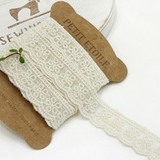 佩蒂艾朵 桃樂絲棉質蕾絲, 573 象牙白, 2個