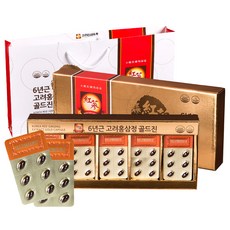 고려인삼유통 6년근 고려홍삼정 골드진 500mg x 120캡슐 + 쇼핑백
