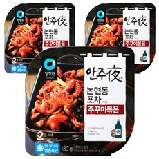 안주야 논현동 포차스타일 쭈꾸미볶음 (냉동), 180g, 3개