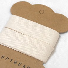 HAPPY BEARS 軟膠帶 20 毫米, 自然原色, 3捲