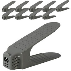 에브리데이컴퍼니OEM 디자인룸즈 여성용 신발정리대 슈즈렉 그레이, 10개