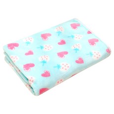 제제펫 포근 패턴 애견담요, 블루딸기, 1개
