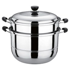 KITCHEN FLOWER 雙層多功能不鏽鋼蒸鍋, 1個, 30厘米