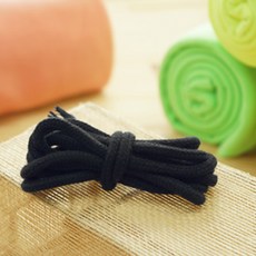 해피베어스 러블리 둥근스트링 장식끈, 블랙, 3팩