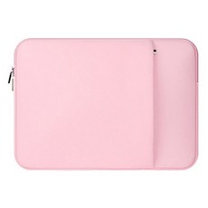 플럭스 네오프렌 파스텔 맥북 노트북 파우치 파우더 핑크, 1개