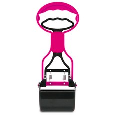 딩동펫 강아지 배변집게 중형, 핑크, 1개