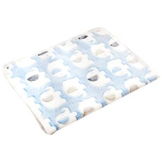 ZEZEPET 寵物印花毛毯, Blue Elephant