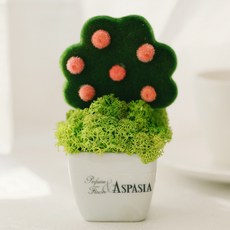 ASPASIA 矮樹苔蘚造型樹 嫩綠色, 1個