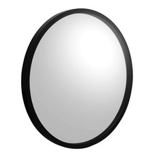圓框鏡子, 黑色的