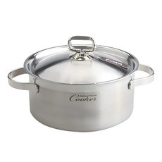 Kitchen-Art 電磁爐適用Cooker系列不鏽鋼雙耳湯鍋, 16cm, 單色