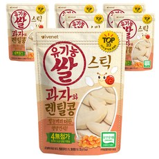 아이배냇 스틱 쌀과자와 렌틸콩, 6개