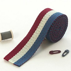 Cohas ID François 織帶包帶 25mm, 酒紅色 + 藍色, 2個