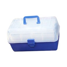 Dsclub 半透明4層釣具箱, 混色