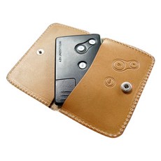 HERMANN 雷諾三星 OLD QM5/SM5/SM7 智慧鑰匙殼 SC703, 棕褐色, 雷諾專用款