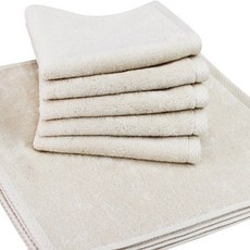 Songwol 松月 飯店專用方巾, 淺褐色, 10入