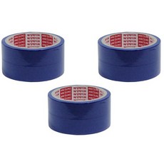 HAESUNG 彩色遮蔽紙膠帶 寬24mmx 15M 藍色, 3個