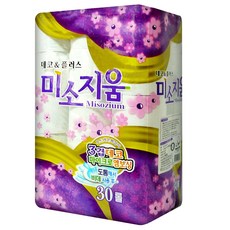 Misozium 3層捲筒衛生紙, 30捲, 1袋