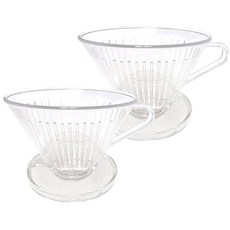 코맥 플라스틱 드리퍼 #2, 2개