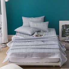 베드앤데코 네츄럴 시어서커 여름 홑이불 세트