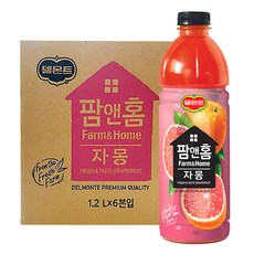 델몬트 팜앤홈 자몽 음료, 1.2L, 6개