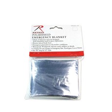 ROTHCO 緊急保暖毯, 銀色, 1入