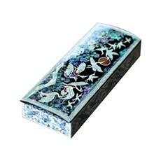 八福商會傳統工藝品高級螺鈿新松鶴筆盒, 22.5 x 8.5 x 3.5 厘米, 1個