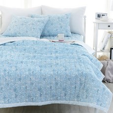 지베딩 소근소근 시어서커 여름이불, 블루