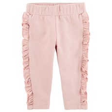 카터스 여아용 러플 프렌치 테리 바지