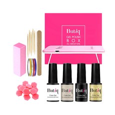 Butiq 粉盒 LED 凝膠美甲 11 款套組 C, 1套