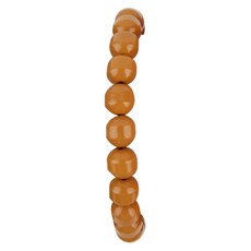 CHILSUNG 球型陶瓷手鍊 黃棕色, 1個