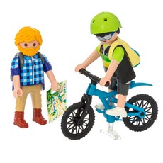 playmobil 摩比人 騎自行車的人和徒步旅行者圖 9129, 1套