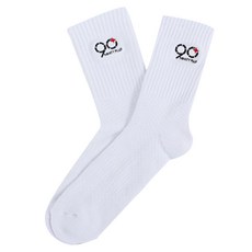 나인티플러스 하이터치 하프 삭스 13083, 백색