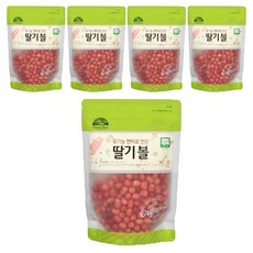 Organic Story 糙米米果球, 草莓口味, 65g, 5包