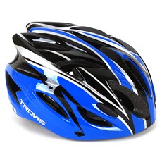 TROVIS 自行車用安全帽+遮陽板, 藍色